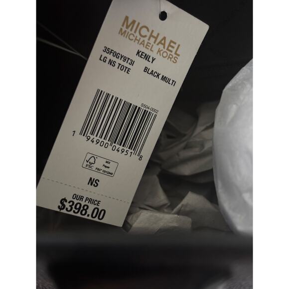 Michael Kors Kenly Large Signature Logo Tote W/ Detachable Crossbody Strap - Picture 7 of 16